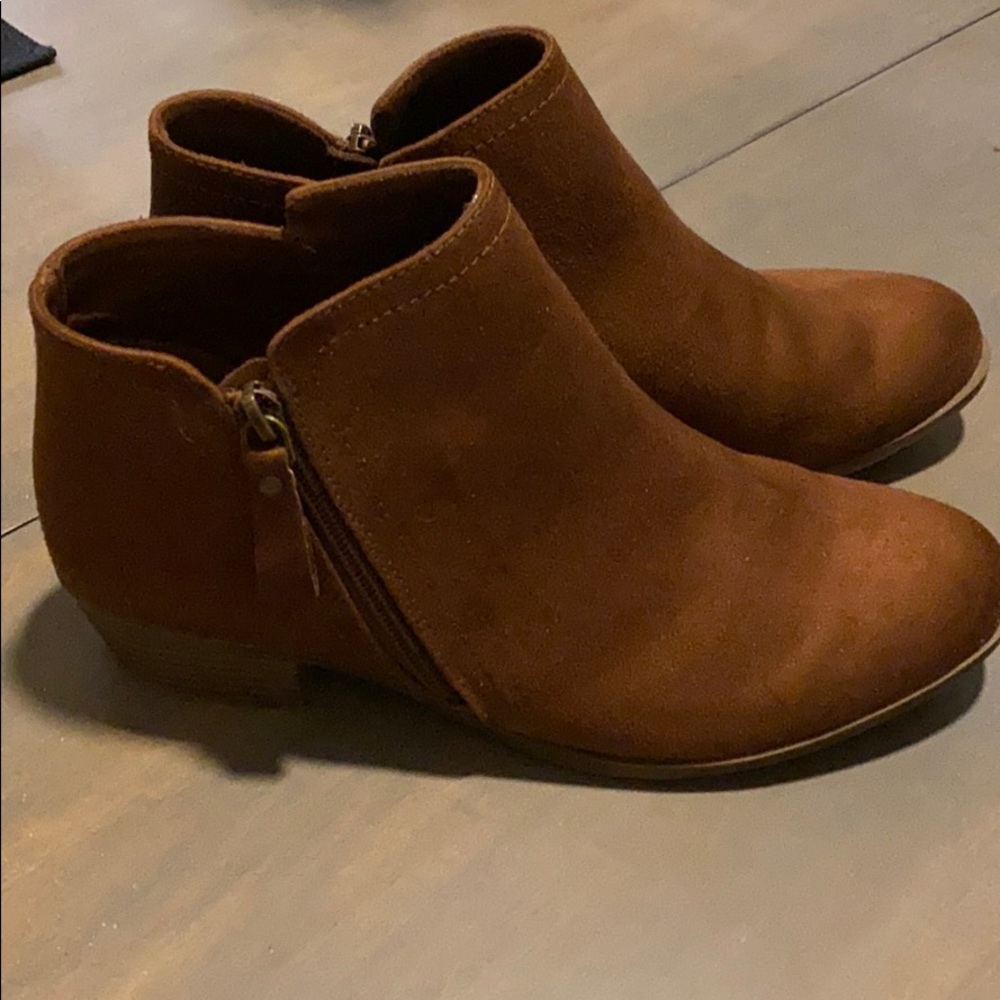 Brown ankle boots